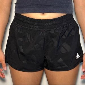 Adidas Black 2.5in athletic shorts
